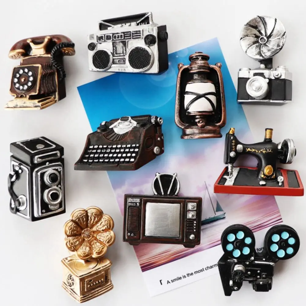 Camera Message Post Sewing Machine Message Post Refrigerator Magnetic Stickers Fridge Magnets Refrigerator Sticker