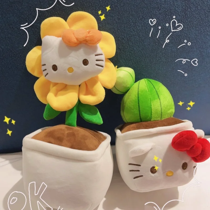 Цветочный горшок культура плюшевая игрушка настольное украшение мультяшное