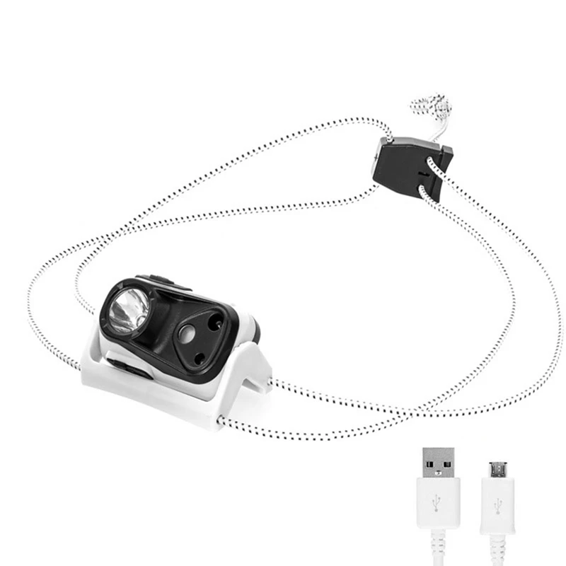 

Cob Headlight Led Sensing Red Light Fishing Headlight Mini USB Headlight Built-In Battery Multifunctional Lightweight
