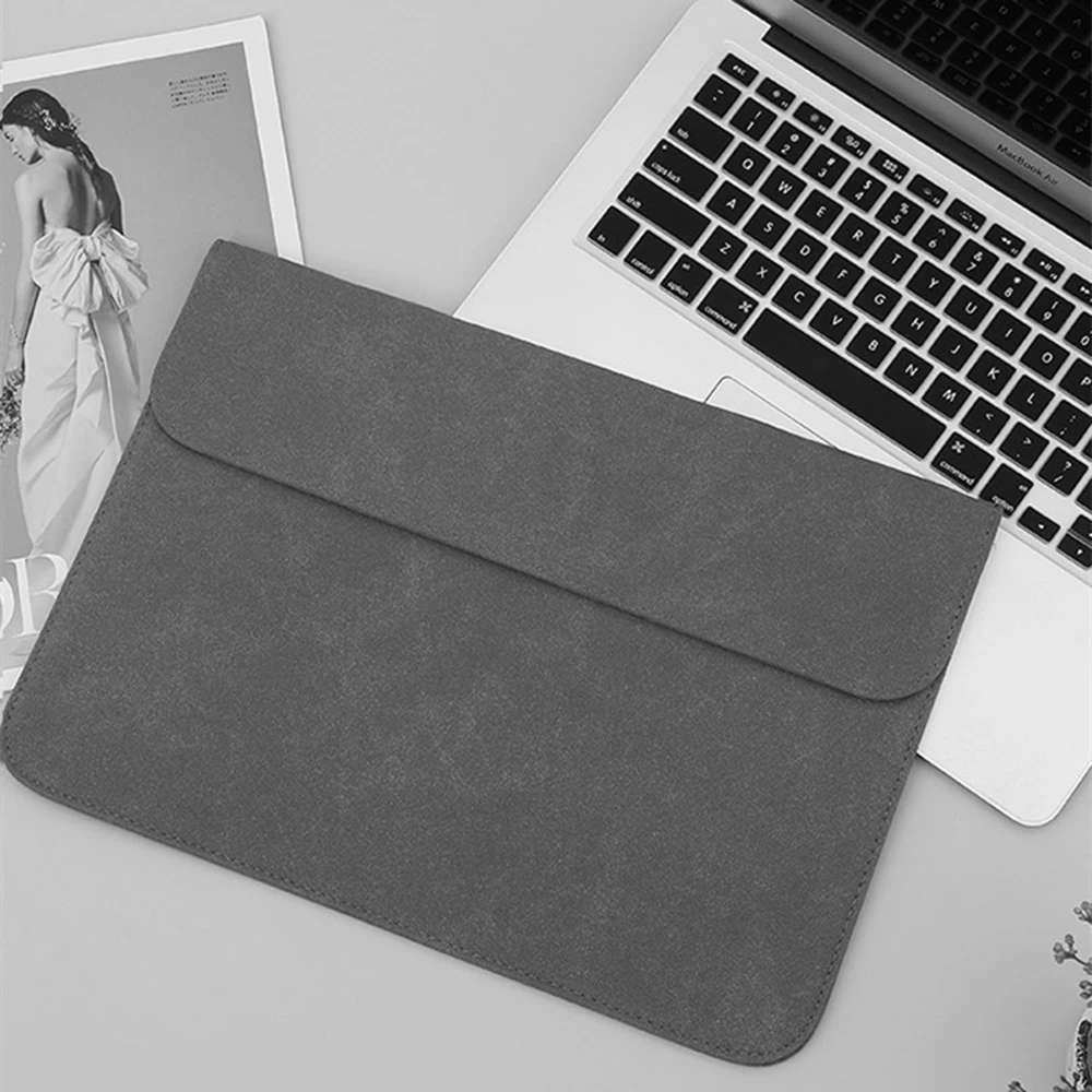 

For Macbook Case PU Laptop Sleeve Notebook Liner Bag 11/13/15 Inch Ultra-thin Waterproof Laptop Cover
