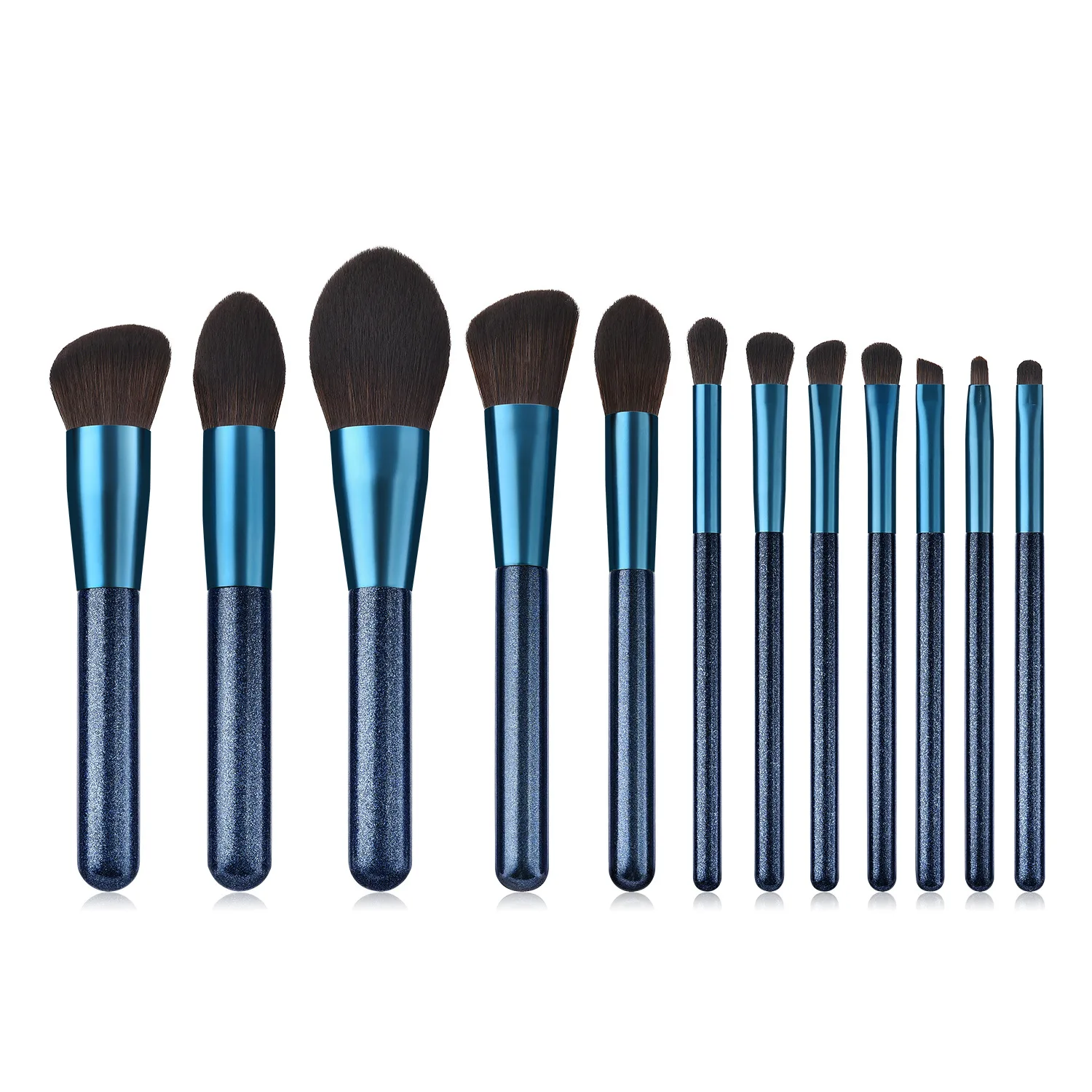 Wood Handle Makeup Brushes Set Blush Powder Foundation Eye Eyeliner Eyebrow Face Make Up Brush Cosmetic Tools Kit
