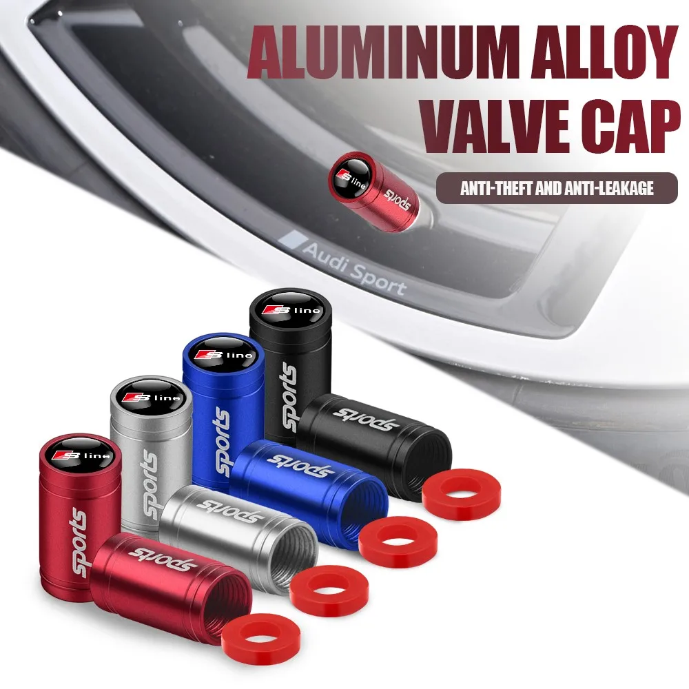 Металлическая Автомобильная Спортивная эмблема колпачки клапанов