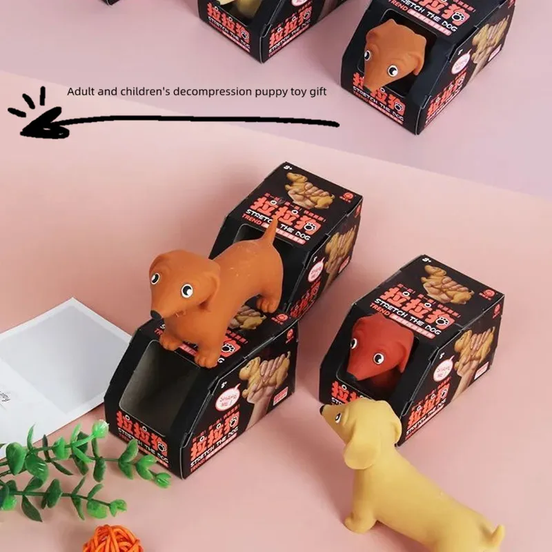 

Игрушка-антистресс Pat dog, медленно восстанавливающая форму сосиска Лара