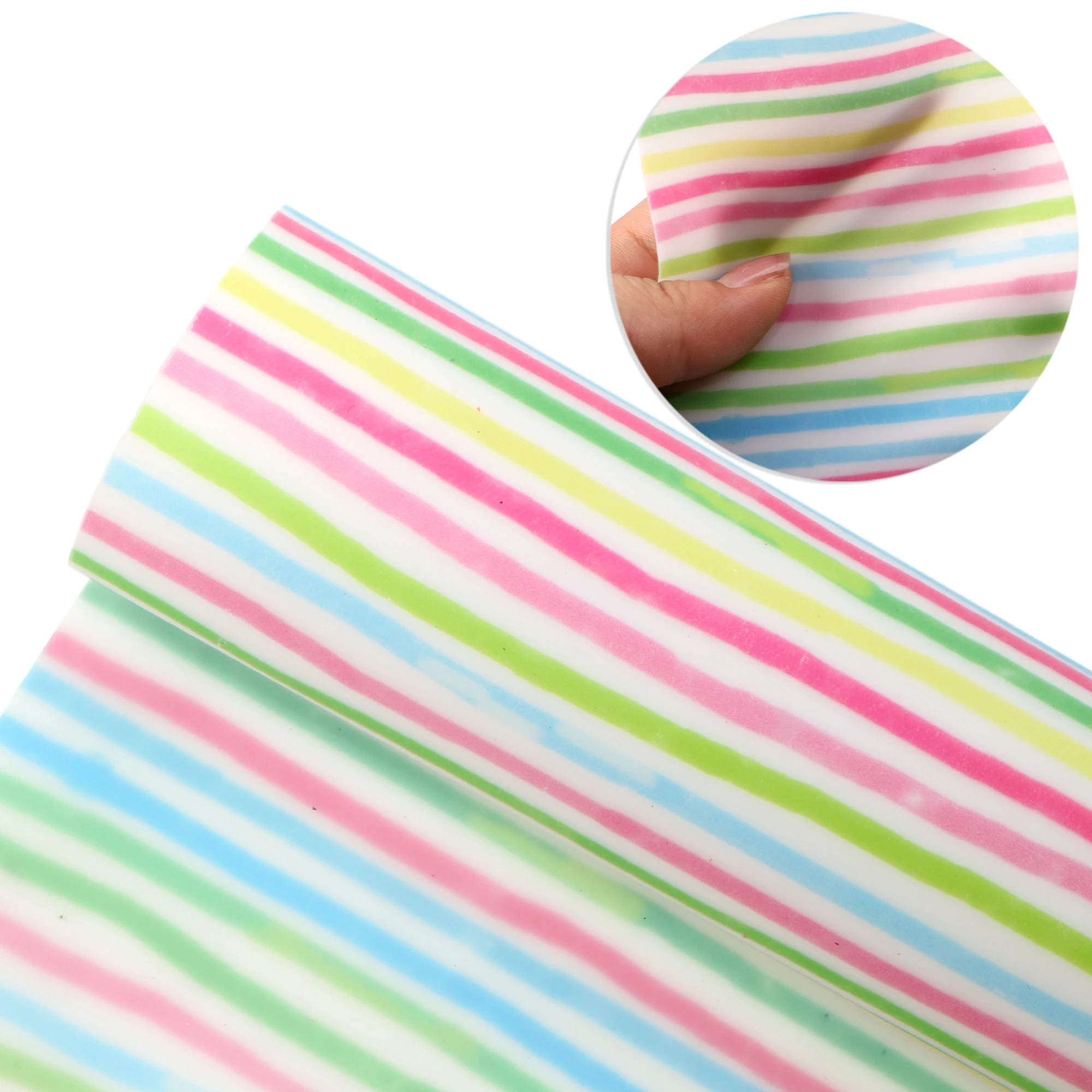 20*33 см мягкий желеобразный лист шеврон клетчатый полосатый принт виниловые