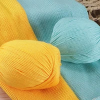 50groll cotton baby silk yarn multi color soft warm knitting wool yarn crochet 132 meters for knitting dolls hats