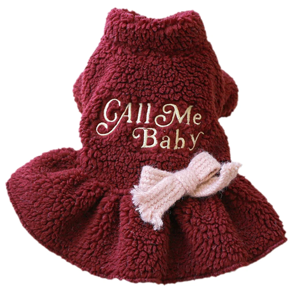 

Small Pet Dog Clothes Supply Decorative Puppy Sweater Portable Pet Polyester Garment Pet Supply