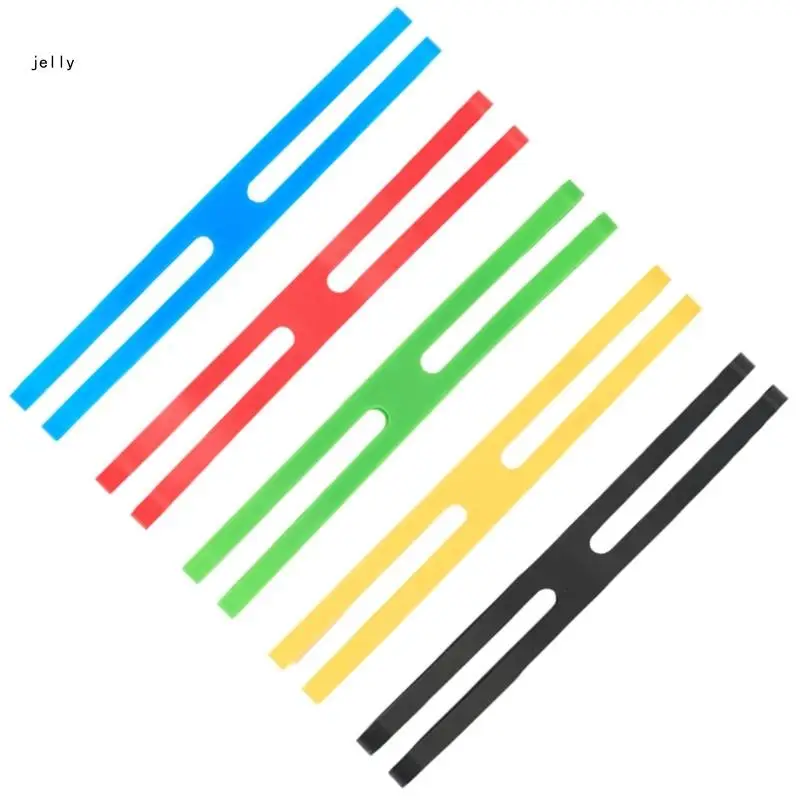 Многоцветный эластичный ремешок H-образной формы 2 размера для переплета книг