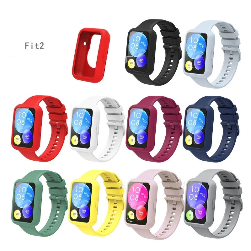 

U75A Bumper Cover Watch Protective for Case for Huawei Watch Fit 2 Smartwatch