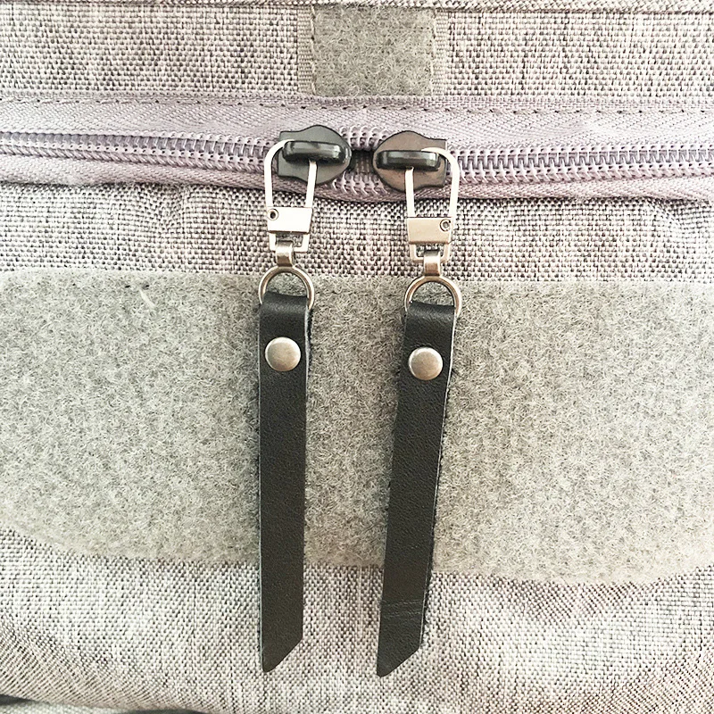 

5Pcs/Bag Universal Zipper Head Leather Detachable Removable Zipper Puller Decoration Replacement DIY Craft Sewing Accessories