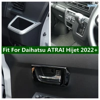 interior modified accessories for daihatsu atrai hijet 2022 instrument storage box decor gear shift panel door bowl cover trim