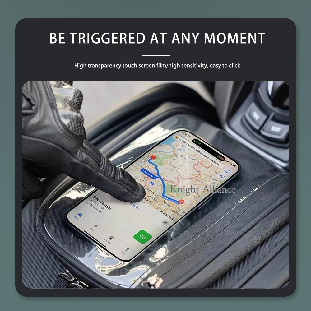 Туннельная сумка для мотоцикла скутера водонепроницаемая на бак сумки