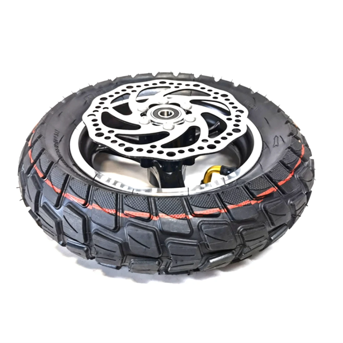

10 Inches Scooter Tire Tubeless Tire Full Wheel with Hub Universal for 10X3.0 255X80 Scooter TiresOff-Road Tires