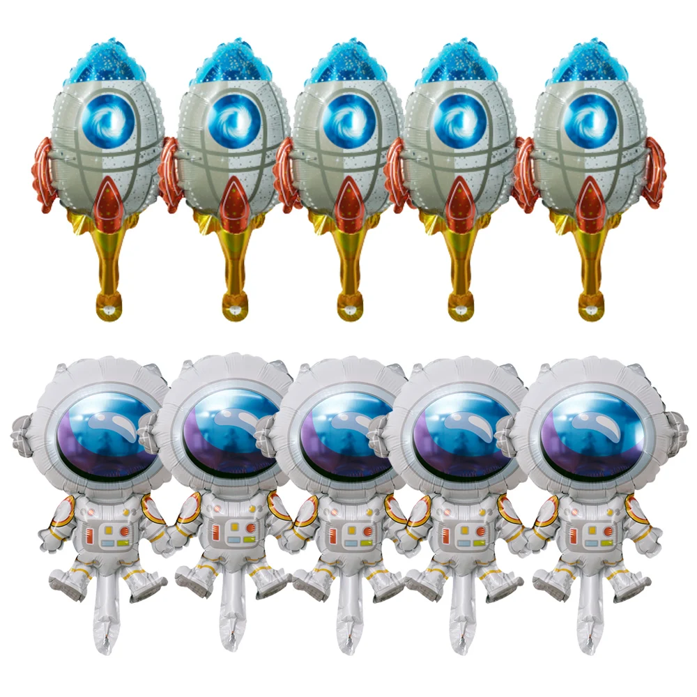 

Набор из 10 мини шаров из фольги "Космос" Mtrong Te