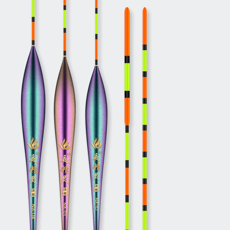 

Discoloration Fishing Float Sensitive Nano Fishing Float Windproof Crucian Carp Vertical Buoy Bold Hardtail Eye-catching Float