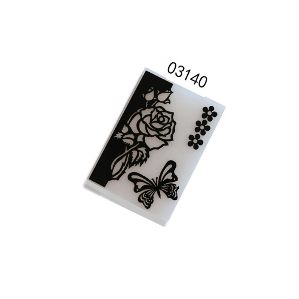 

Butterfly Flower Plastic Embossing folders Background Template for DIY Scrapbooking Crafts Making Photo Album Card Holiday Decor