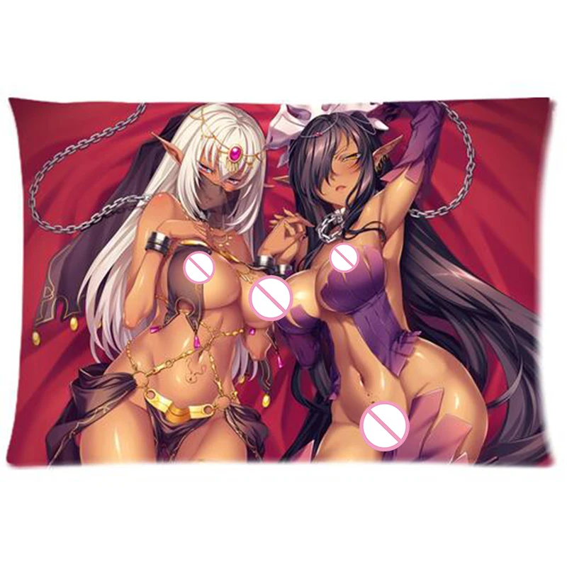 

Kuroinu Anime Kedakaki Seijo wa Hakudaku ni Somaru Throw Pillowcase Evelyn Celestine Olga Chloe Pillow Sham Alicia Cushion Cover