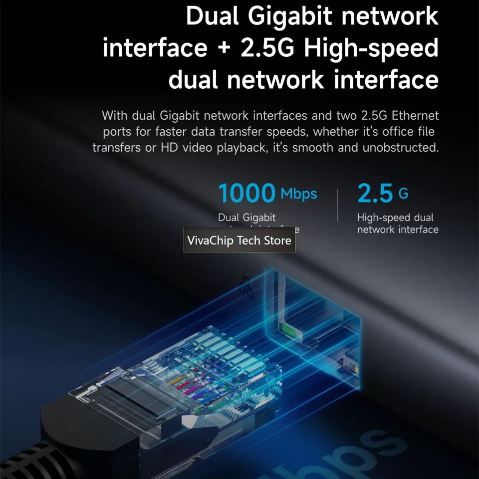 Плата для разработки VivaChip TechOrange Pi R2S с 2 ГБ ОЗУ, RISC-V, 8 ГБ EMMC, 2 TOPS NPU, 2x2.5G + 2x1000M Gigabit Ethernet, одноплатная, C-серия (art.: 3920da3b2aac4) - 3920da3b2aac4