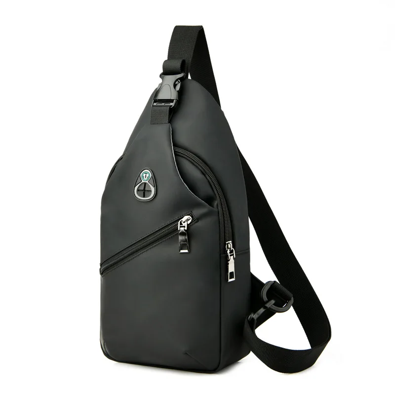 

Men's Chest Bag Crossbody Bag Men's Bag Wear-resistant Waterproof Oxford Cloth Sling Bag for Men Large Capacity Messenger Bag