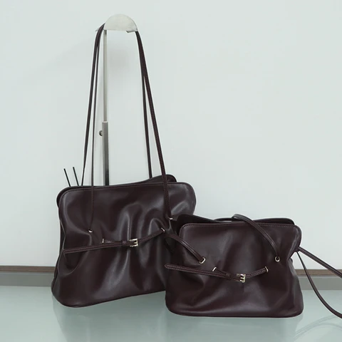 2026 Dada, женские сумки на плечо из натуральной кожи, модные сумки через плечо с золотой пряжкой, женские повседневные сумки из мягкой овчины