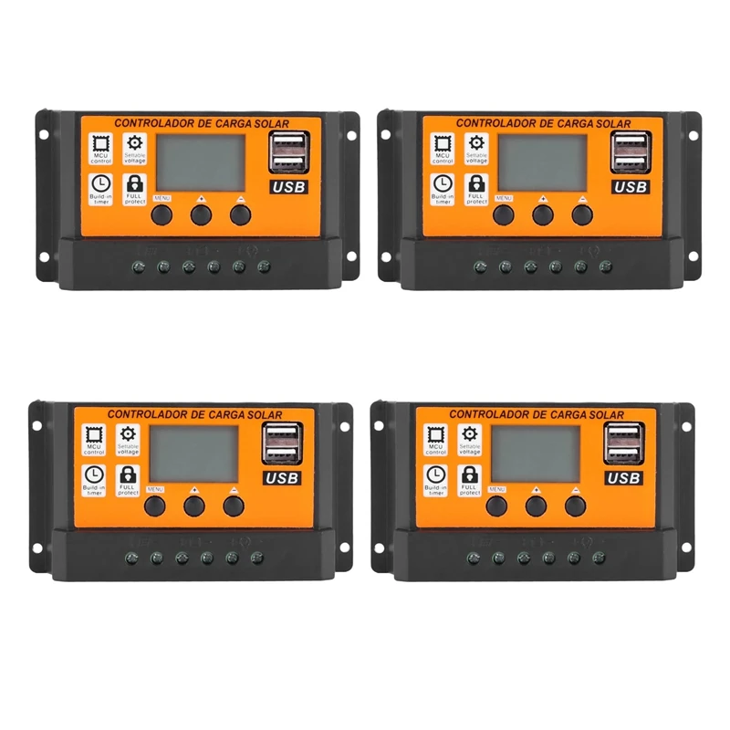 

4X 100A MPPT Solar Panel Regulator Charge Controller Auto Focus Tracking 12V/24V