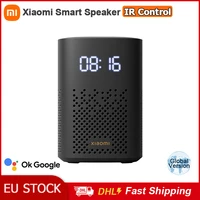 global version xiaomi smart speaker ir control wifi voice control smart home led digital clock bluetooth5 0 speaker music player