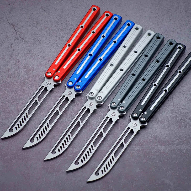 

New Version Baliplus Kraken Butterfly Training Knife Bushing Structure Not Edged Balisong Trainer