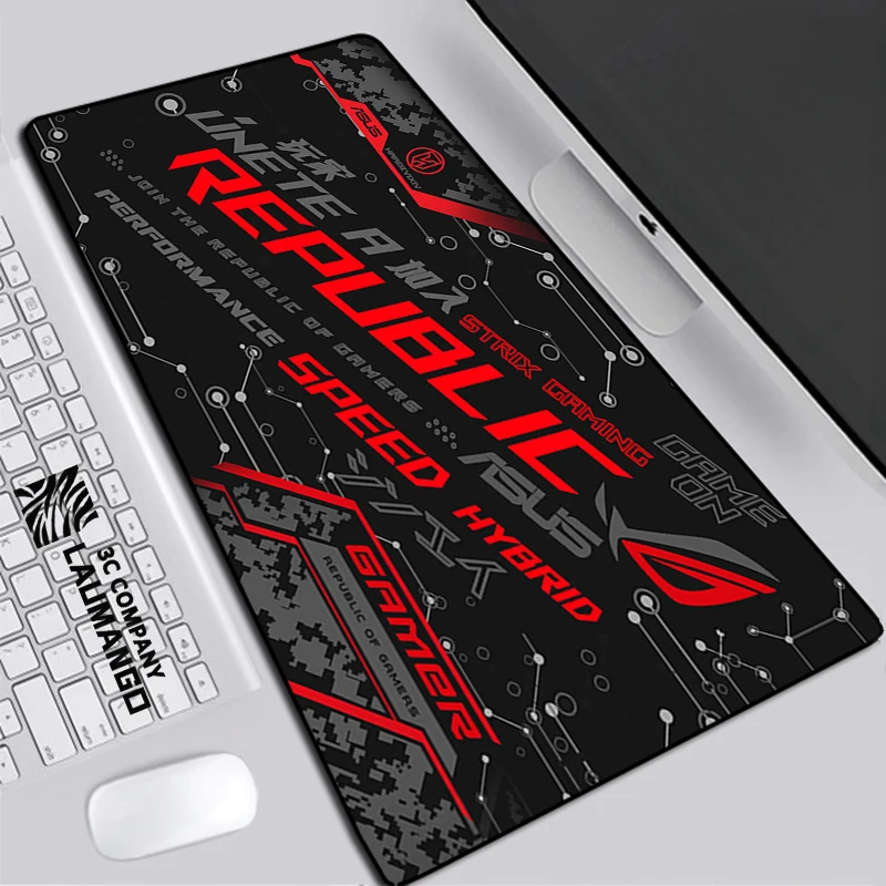 

Коврик для клавиатуры Asus, игровой компьютерный коврик для мыши, размер Xxl, милые аксессуары, для ноутбуков, компьютеров, увеличенный ноутбук с аниме