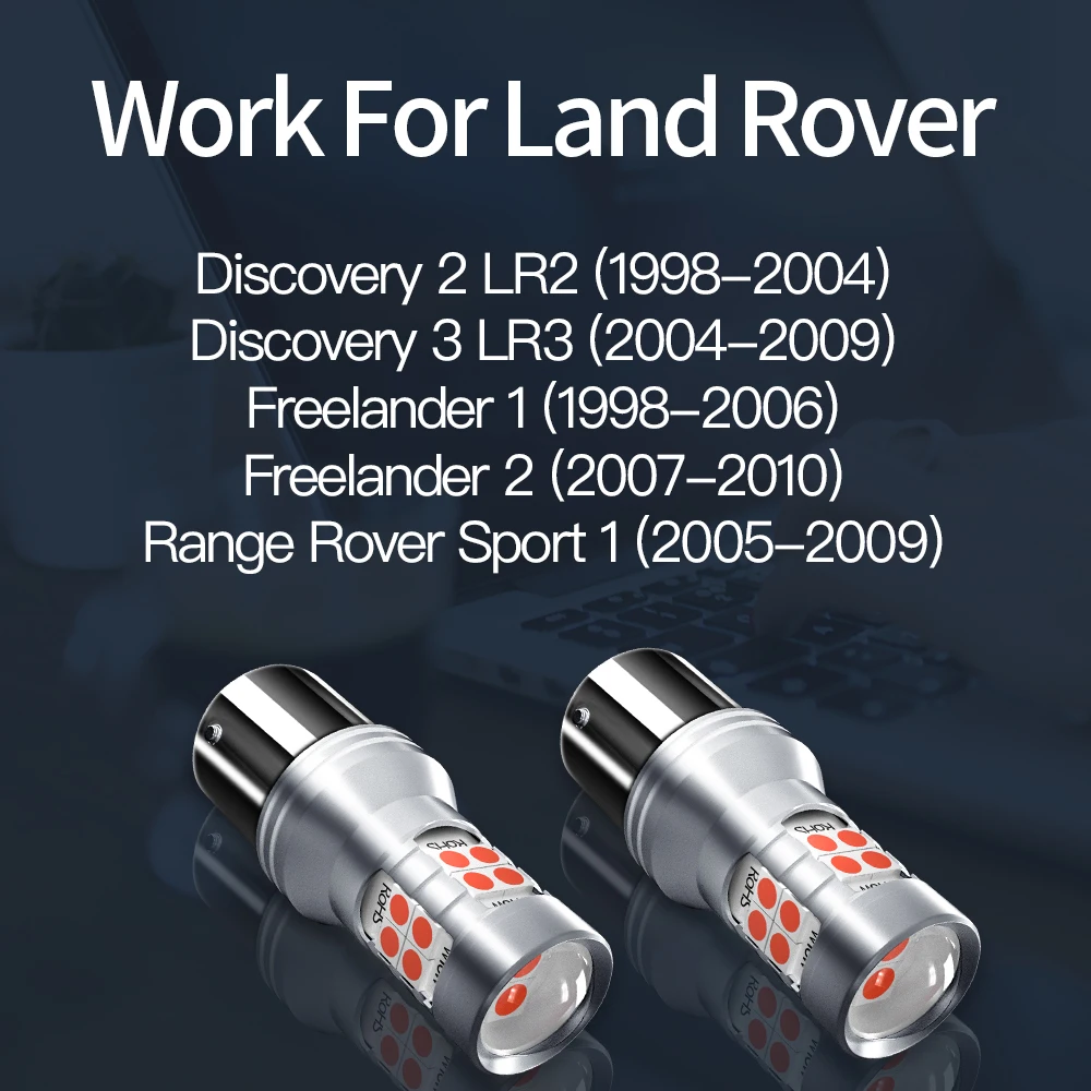 2 шт. P21/5 Вт 1157 BAY15D Canbus светодиодный стоп светильник сигнал лампа для Land Rover Discovery LR2