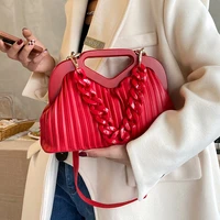 totes thick chain small leather shoulder crossbody bags with wooden handle for women designer luxury handbags long blet