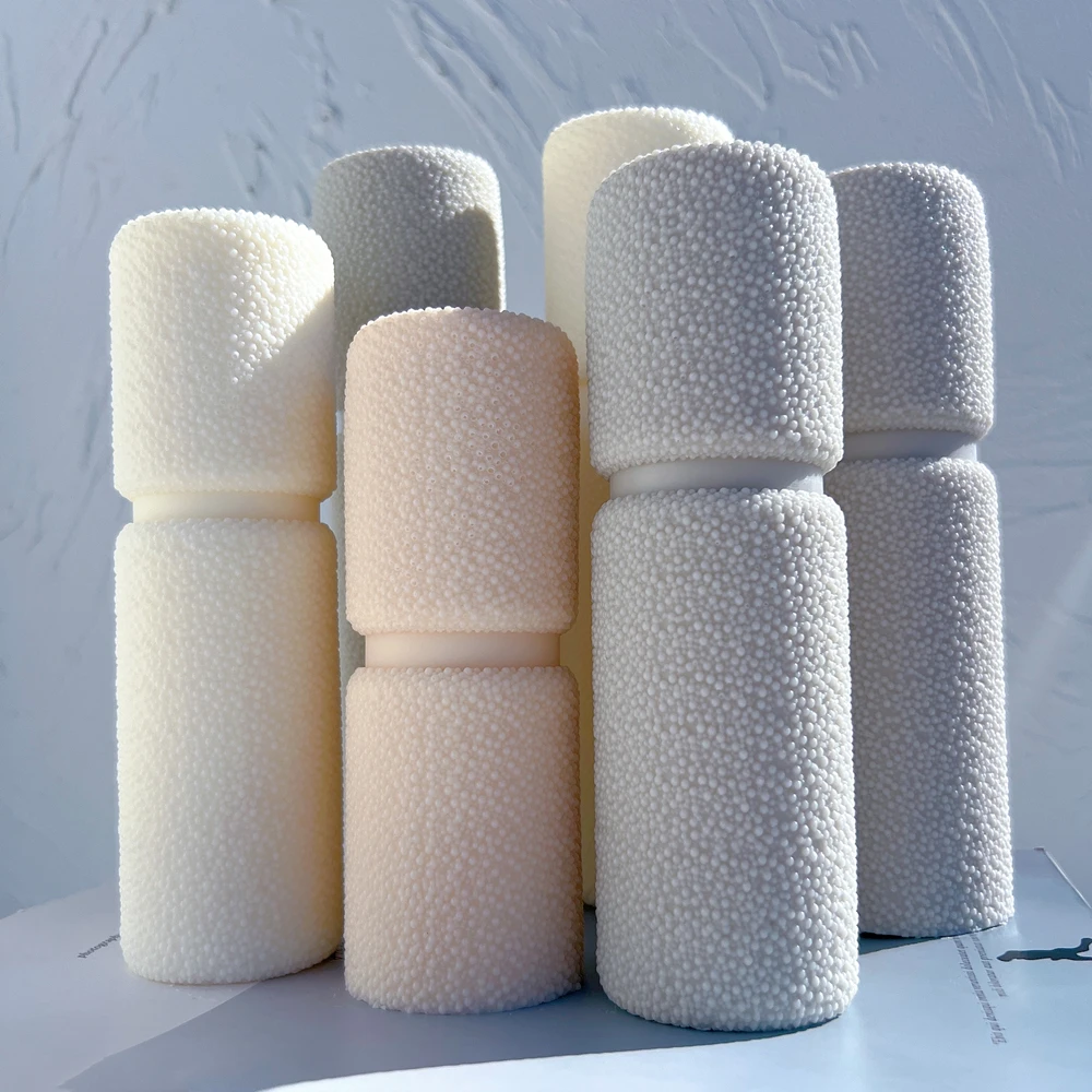 Форма цилиндрическая для высоких пузырьков силиконовая форма в эстетическом