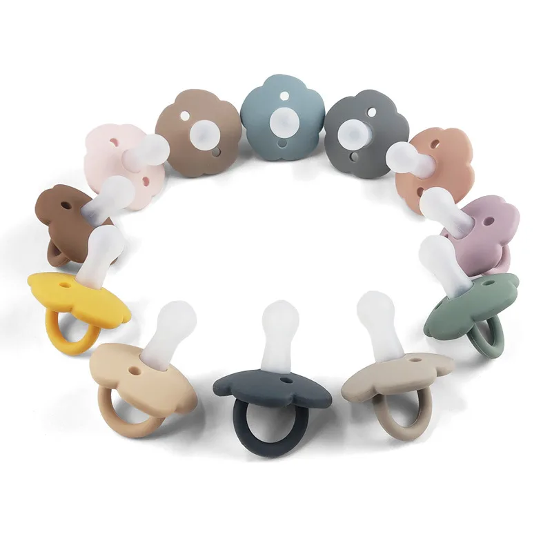 

Let's Make Baby Silicone Soother Pacifier Food Grade Nipple Infants Teether Toys Chewing Pacifiers Teething Nursing Supplies