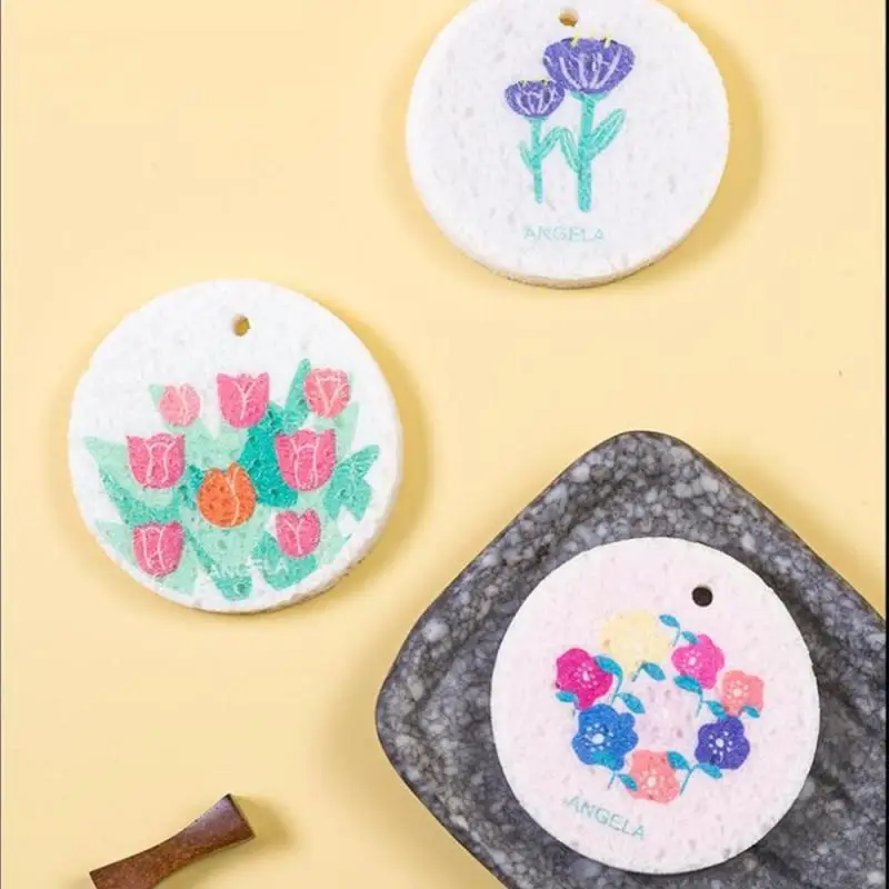 

Cartoon Sponge Wipe Wood Pulp Cotton Dishwashing Sponge Absorbent Magic Wipe Not Easy To Touch Oil Kitchen Pot Brush Rag Towel