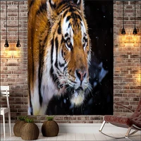 forest tiger decorative tapestry mandala bohemian tapestry art deco blanket curtain hanging at home bedroom living room