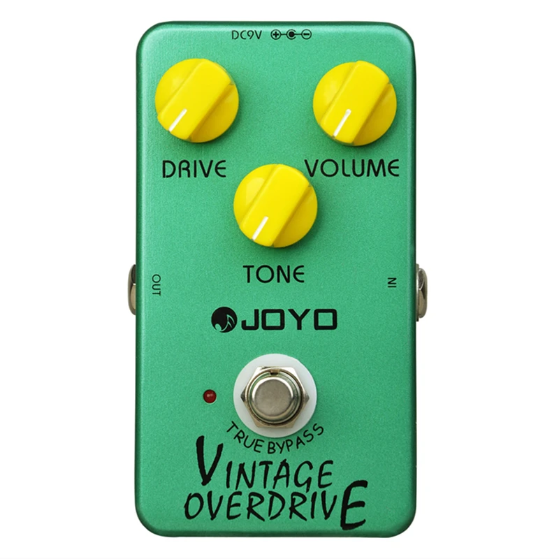 JOYO JF-01 Классическая винтажная Педаль Overdrive для отображения электрической гитары -