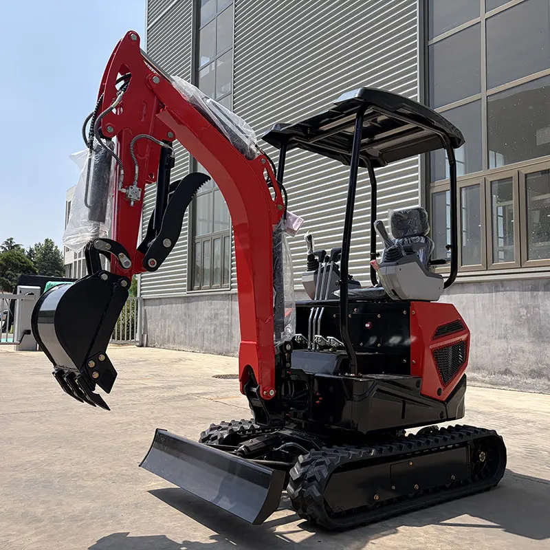 Фото Мини-экскаватор по заводской цене с двигателем Kubota, мини-гусеничный экскаватор, стандарт Евро-5, EPA, 2 тонны, с возможностью индивидуальной настройки. №1