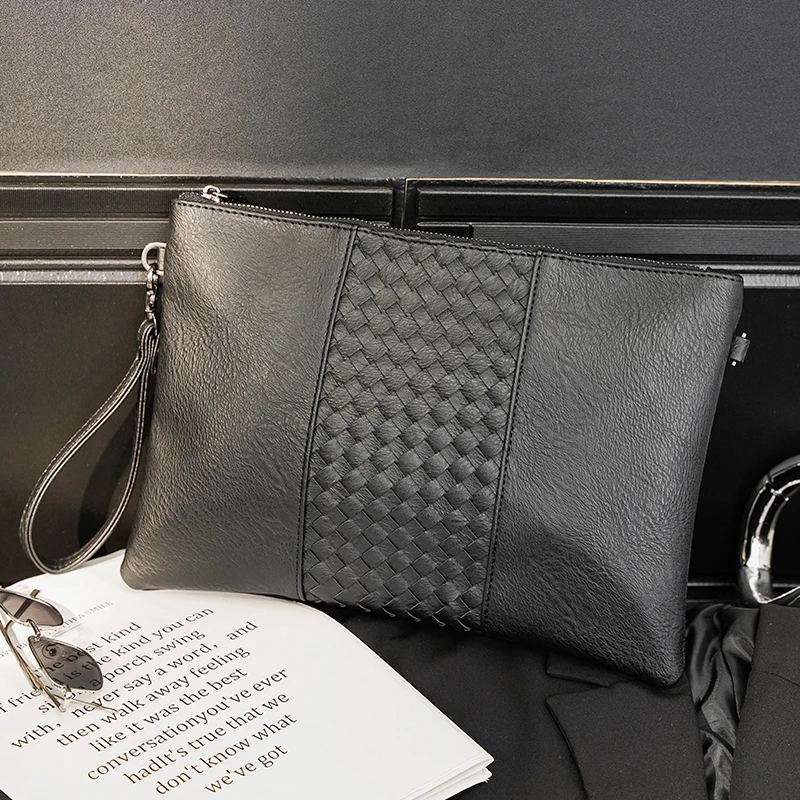 

Storage Wristlet Japanese Purse Business Envelope Bag Bag Clutch Male Man Hand Fashion Ipad And Leather Korean Style Bag File