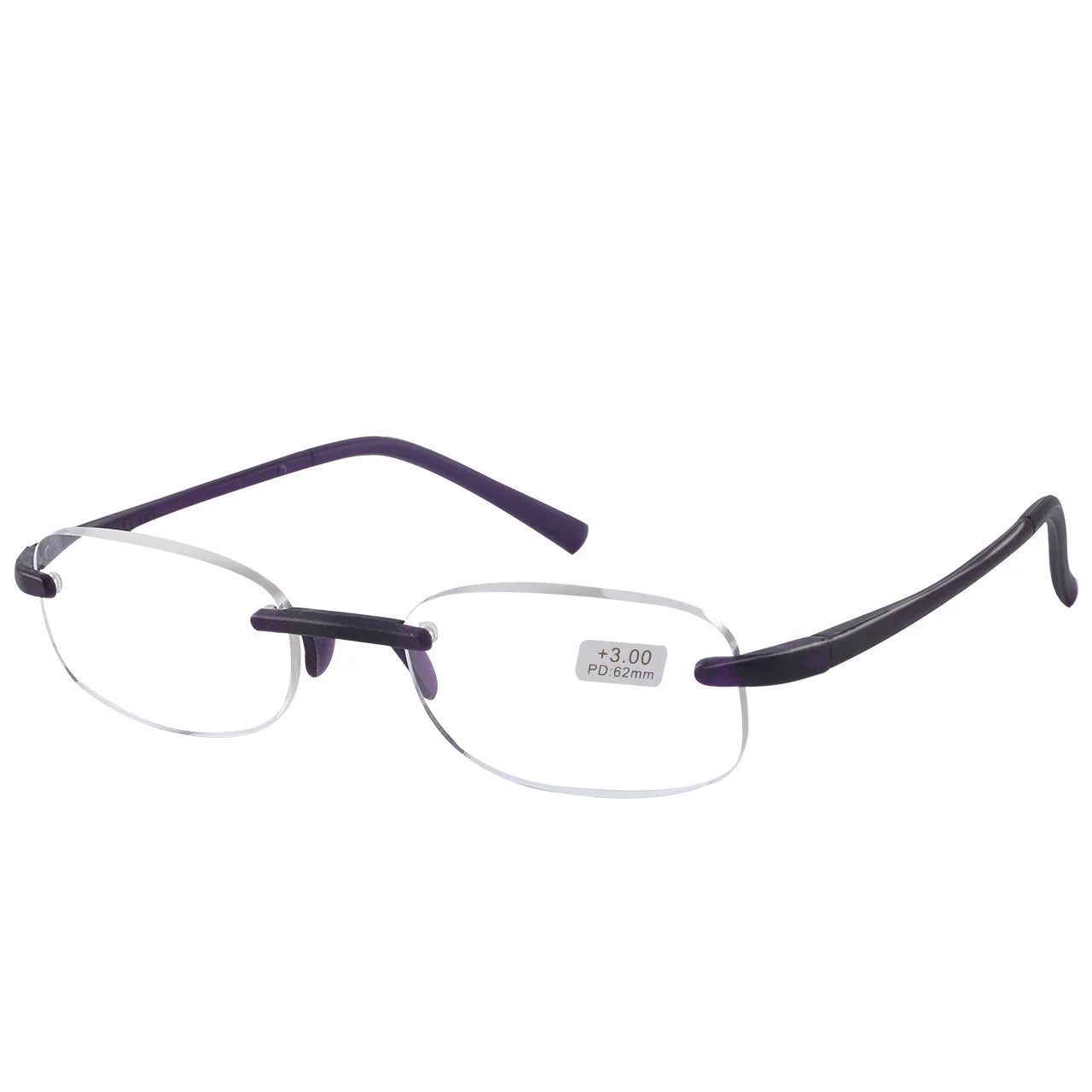 Портативные очки для чтения без оправы в стиле ретро