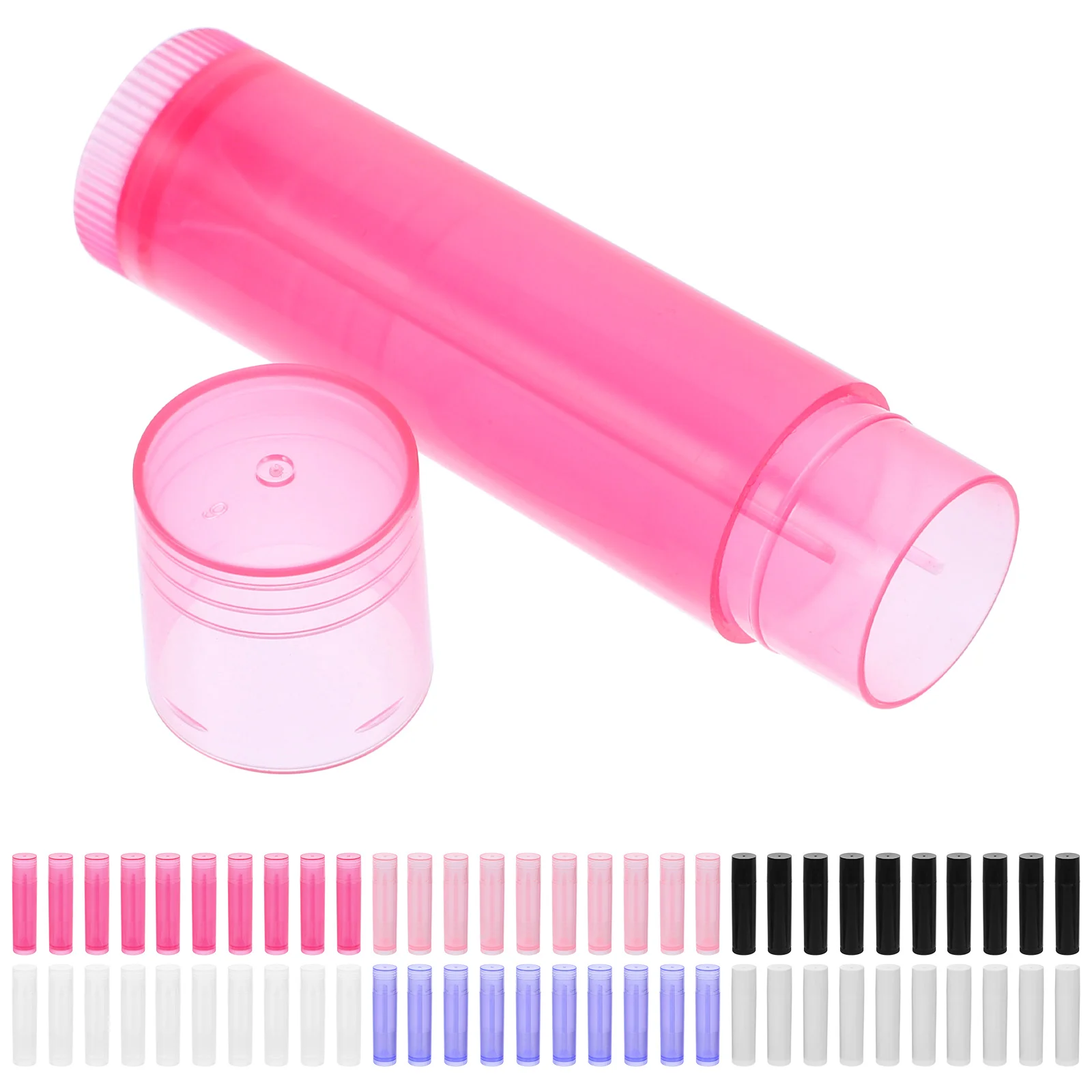 

Lip Gloss Lipstick Tubes Empty Containers Tube Bottles Diy Balm Refillable Container Molds Color Balms Bottle