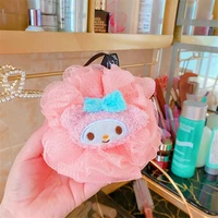 my melody kuromi kawaii cartoon cute hello kitty cinnamoroll bige size bath ball soft toy for girls toiletries bath bubble ball