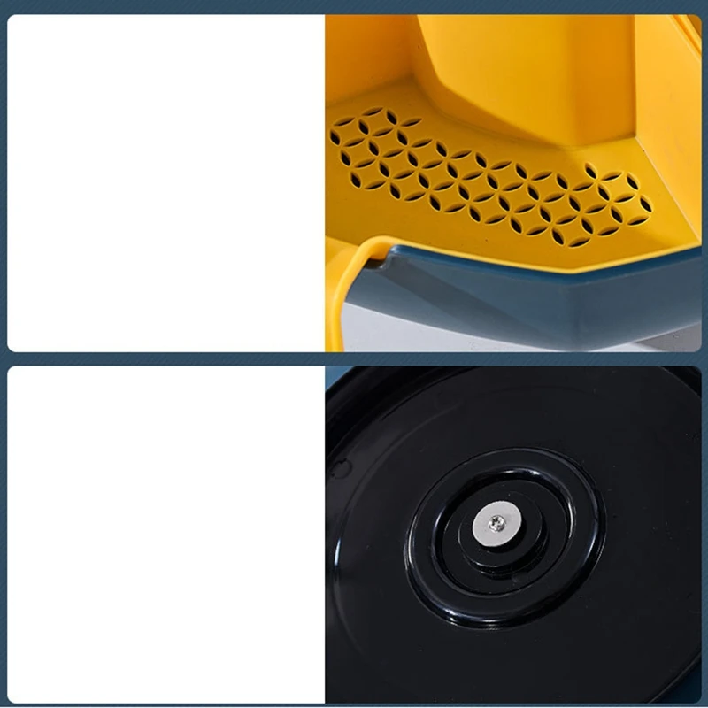 

Rotating Drain Basket Multi-Grids Hot Pot Vegetable Platter Kitchen Fruit Plate Snack Tray Vegetable Washing Basket