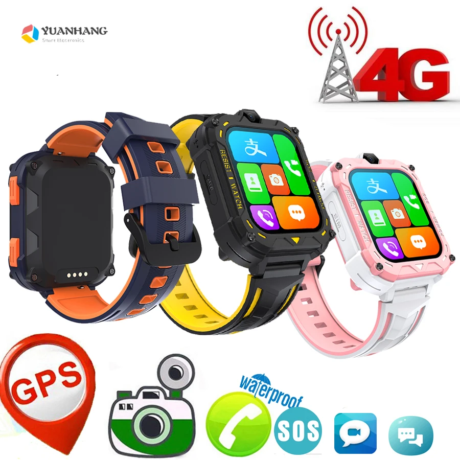 Смарт-часы с GPS Wi-Fi кнопкой SOS и видео