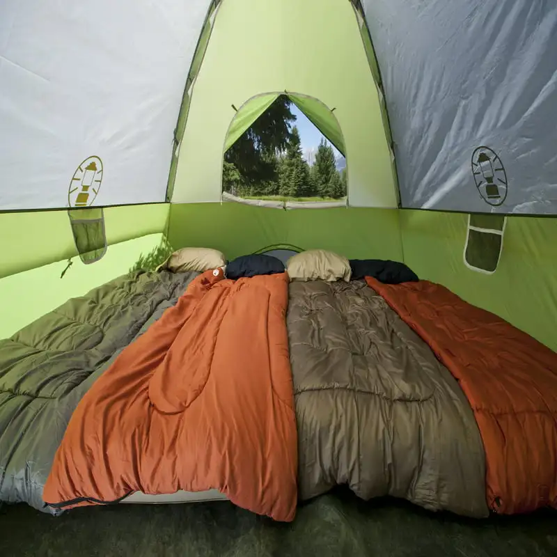 

6-Person Sundome® Dome Camping Tent, 1 Room, Green Campingmoon Hollas de canping Butane lantern Barbecue accessories Camping mo