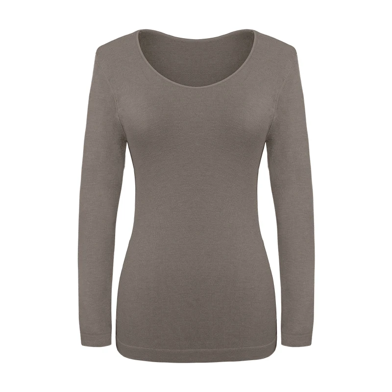 Heat Storage Black Technology Japan fashion Lightweight Elegant Seamless Integrated Thermal Underwear Elastic Close-...