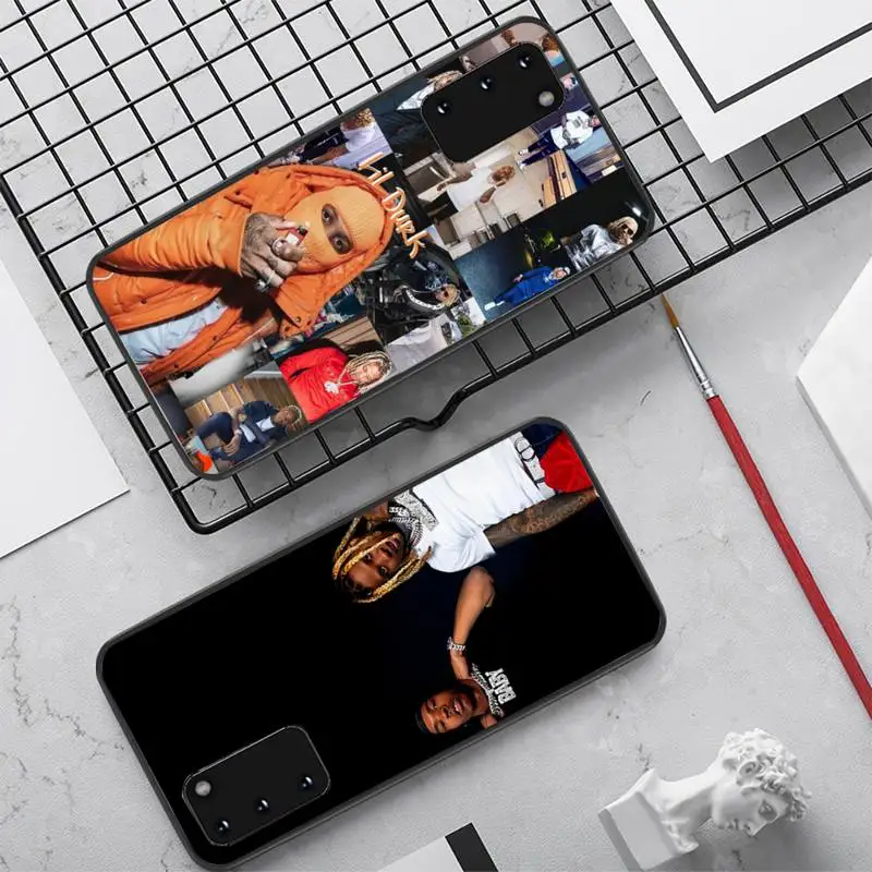 

Rapper lil Durk Phone Case for Samsung S10 21 20 9 8 plus lite S20 UlTRA 7edge