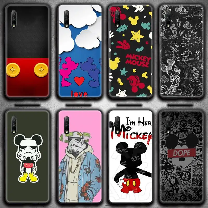 

Cartoon Vintage Mickey Mouse Star Wars Phone Case for Huawei Honor 30 20 10 9 8 8x 8c v30 Lite view 7A pro