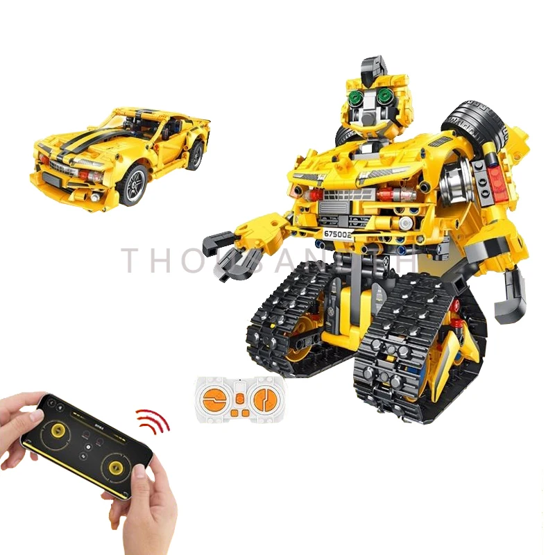 Программируемый робот-конструктор 2 в 1 Пазл сделай сам с дистанционным