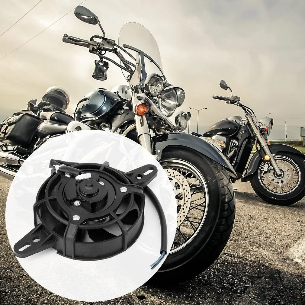 

200Cc250Ccatv Motorcycle Modified Electric Radiator Cooling Fan Oil Cooler Water Cooler Electric Radiator Cooling Fan