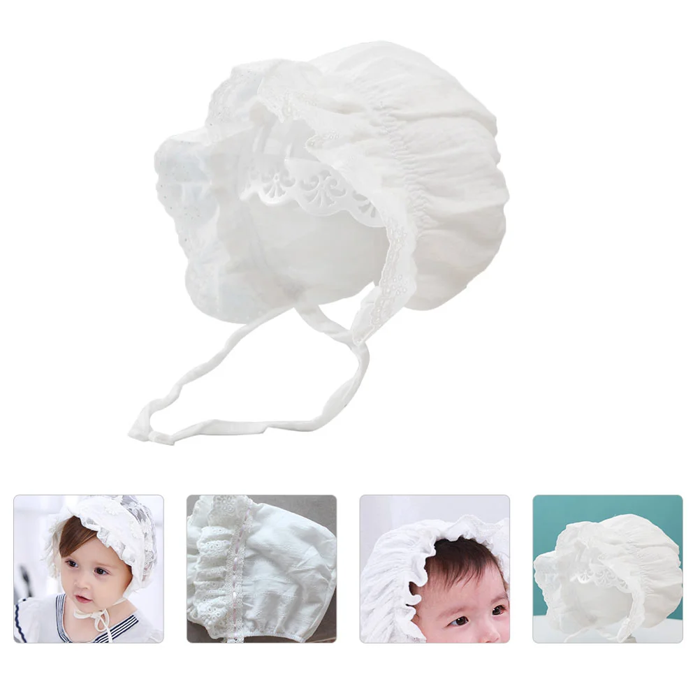 

Baby Hat Sun Hats Months Infant Bonnet Girl 6 Easter Accessories Hair Toddler 12 Things Headwear Cotton 0 Protection Lace