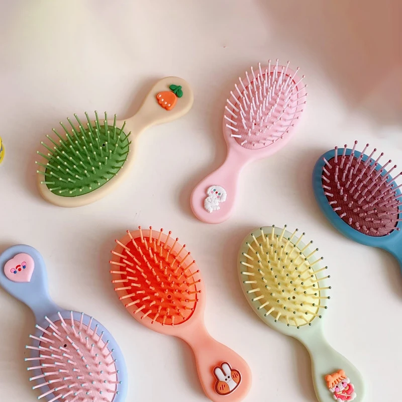 

Cute Children Cartoon Airbag Hair Comb Multiple Color Lovely Portable Air Cushion Comb Household Styling Comb for Girl Boy