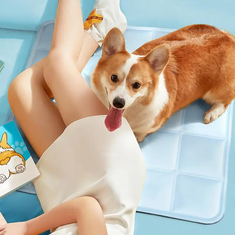 

Dog Cooling Mat Summer Cool Pad Sleeping Mats Washable Soft Furniture Protector Pet Products For Small Medium And Large Dogs
